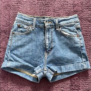 Denim Blue Women's Shorts